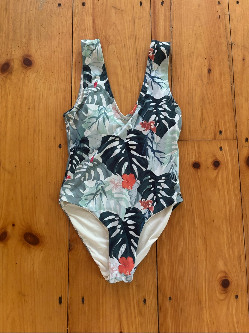Toluca Swim Minerva Midi One Piece Tropical Floral Swimsuit